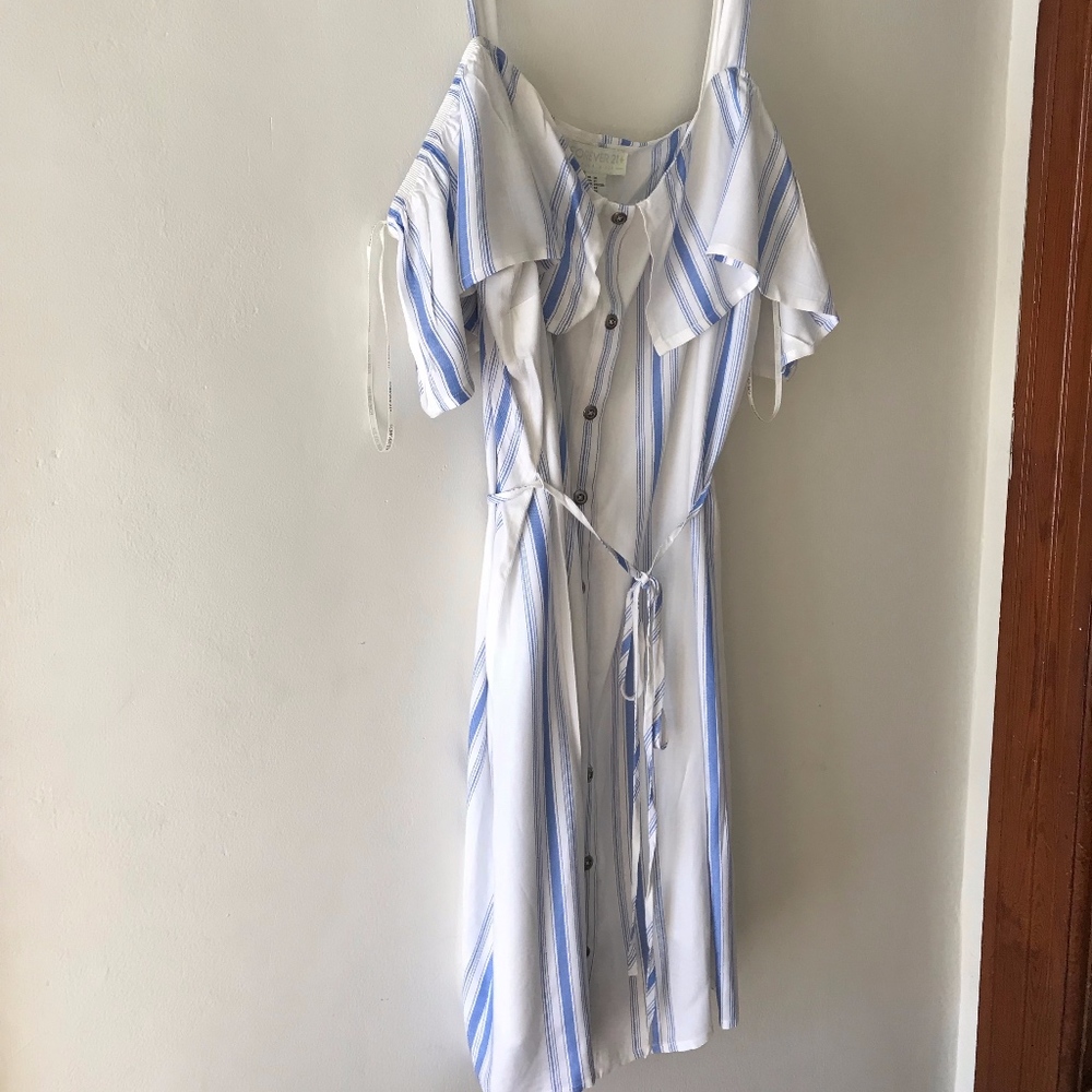 Off the Shoulder Dress - 2X - Forever 21